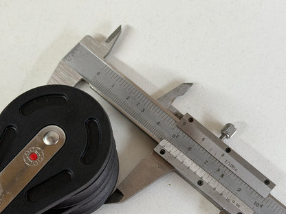 NIEUW HS Sprenger 2 schijfs blok gelagerd met wartel 50 mm