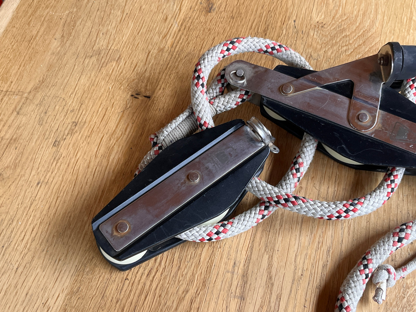 Lewmar grootschoot / Size 2 Vioolblok + Vioolblok + klem