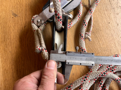 Lewmar grootschoot / Size 2 Vioolblok + Vioolblok + klem