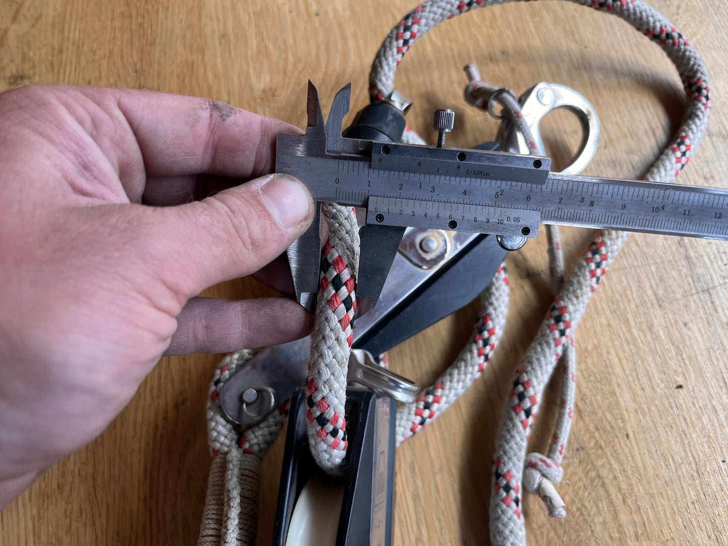 Lewmar grootschoot / Size 2 Vioolblok + Vioolblok + klem