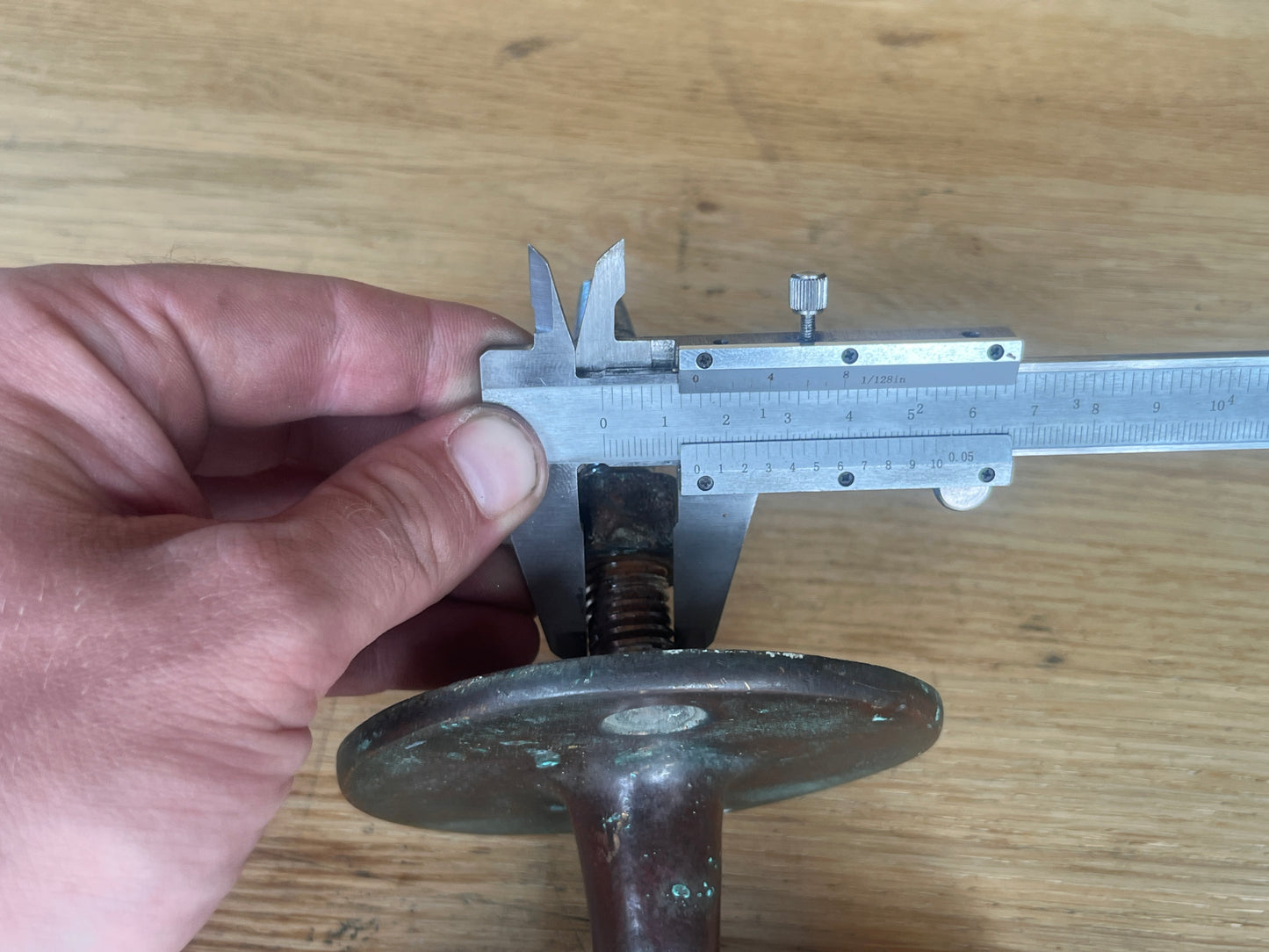 bronzen bolder / kikker 145 mm