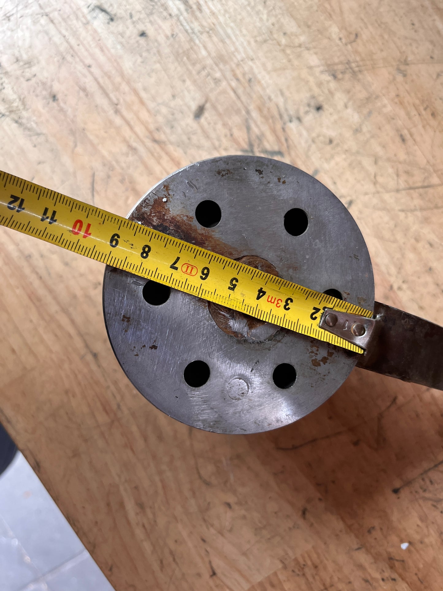 HYE tufnol lier met vaste hendel