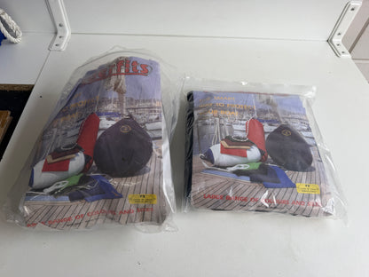 Fenderhoes blauw 76x23cm F3 NIEUW