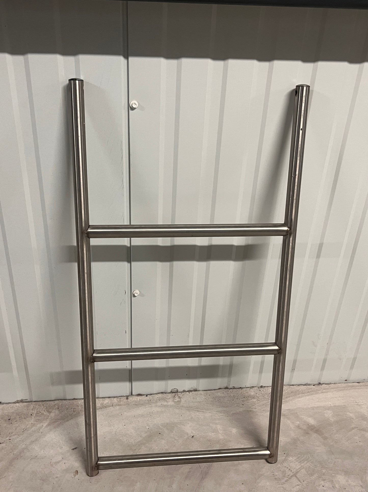 RVS zwemtrap met 3 treden