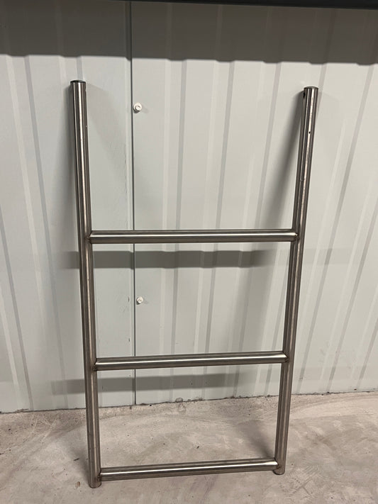 RVS zwemtrap met 3 treden