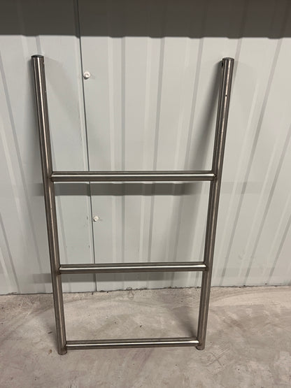 RVS zwemtrap met 3 treden