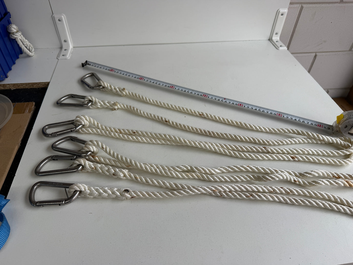 Lifeline met 3 karabijnhaken