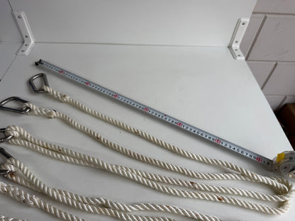 Lifeline met 3 karabijnhaken
