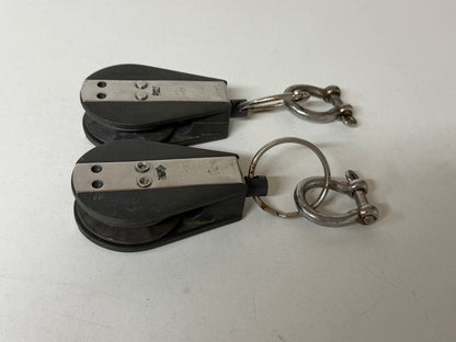 1 schijfs gelagerd blok 52 mm tot 10 mm lijn