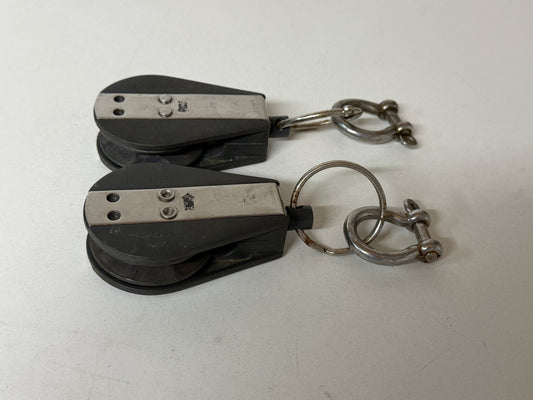 1 schijfs gelagerd blok 52 mm tot 10 mm lijn