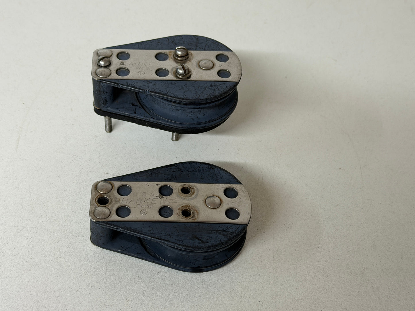 Harken keerblok / schildpadblok gelagerd 57 mm tot 12 mm