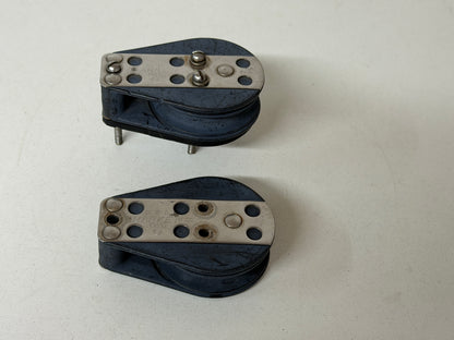 Harken keerblok / schildpadblok gelagerd 57 mm tot 12 mm