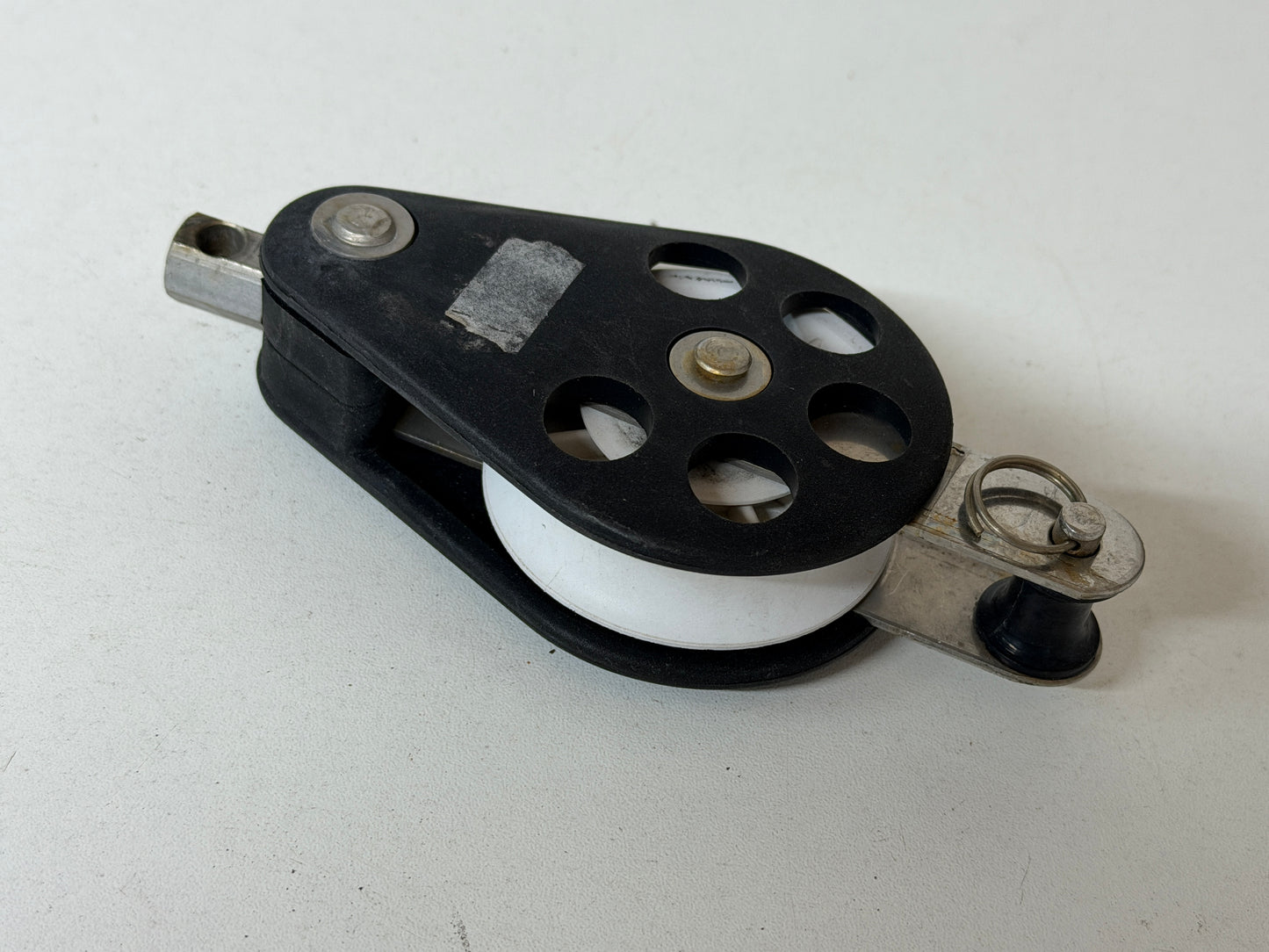 Barton 1 schijfs blok 62 mm tot 12 mm met wartel en hondsvot