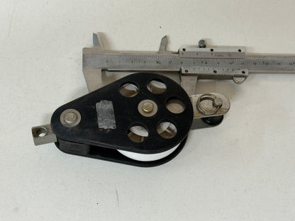 Barton 1 schijfs blok 62 mm tot 12 mm met wartel en hondsvot