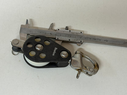 Barton 1 schijfs blok 54 mm tot 12 mm gelagerd snapsluiting
