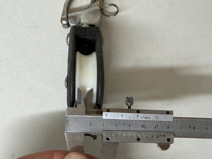 Barton 1 schijfs blok 54 mm tot 12 mm gelagerd snapsluiting