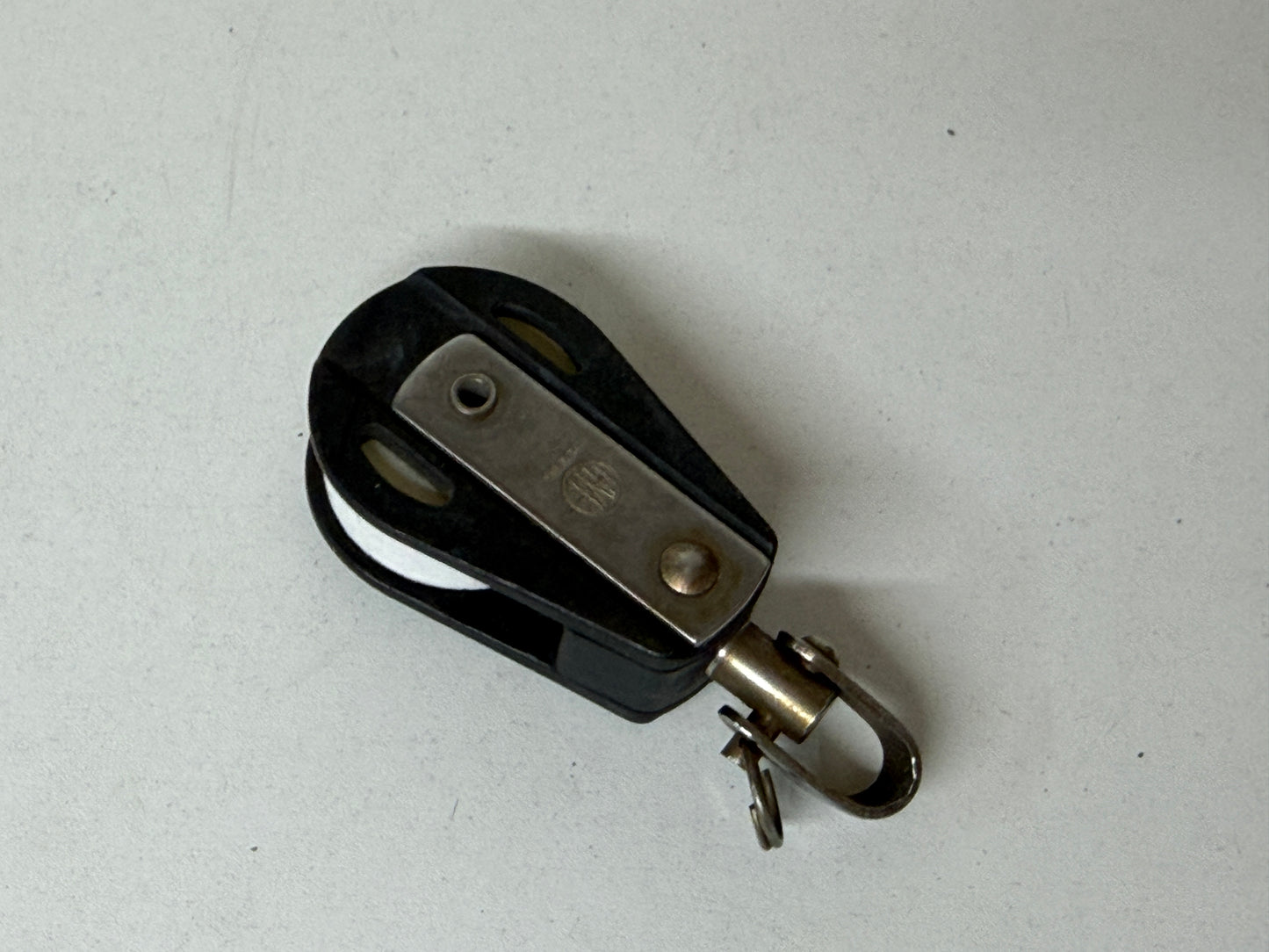 HYE 1 schijfs blok 43 mm tot 11 mm lijn met wartel