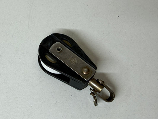 HYE 1 schijfs blok 43 mm tot 11 mm lijn met wartel
