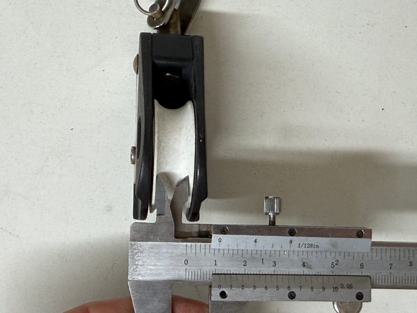 HYE 1 schijfs blok 43 mm tot 11 mm lijn met wartel