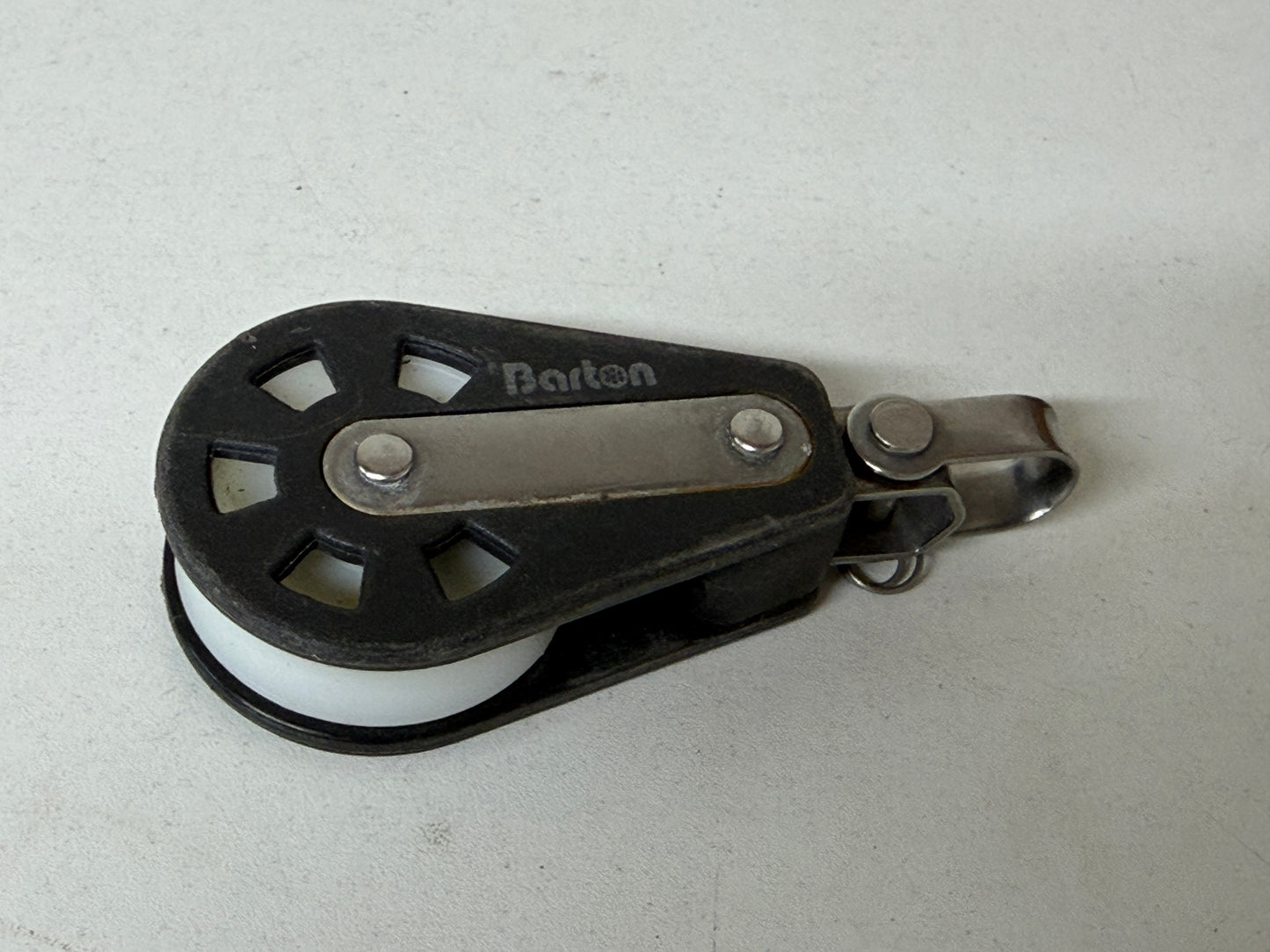 Barton 1 schijfs blok 46 mm tot 10 mm met wartel