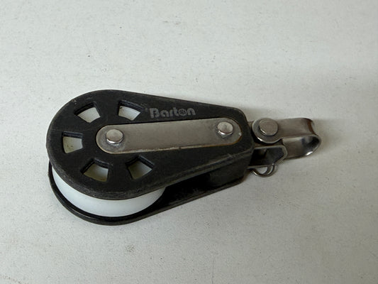 Barton 1 schijfs blok 46 mm tot 10 mm met wartel