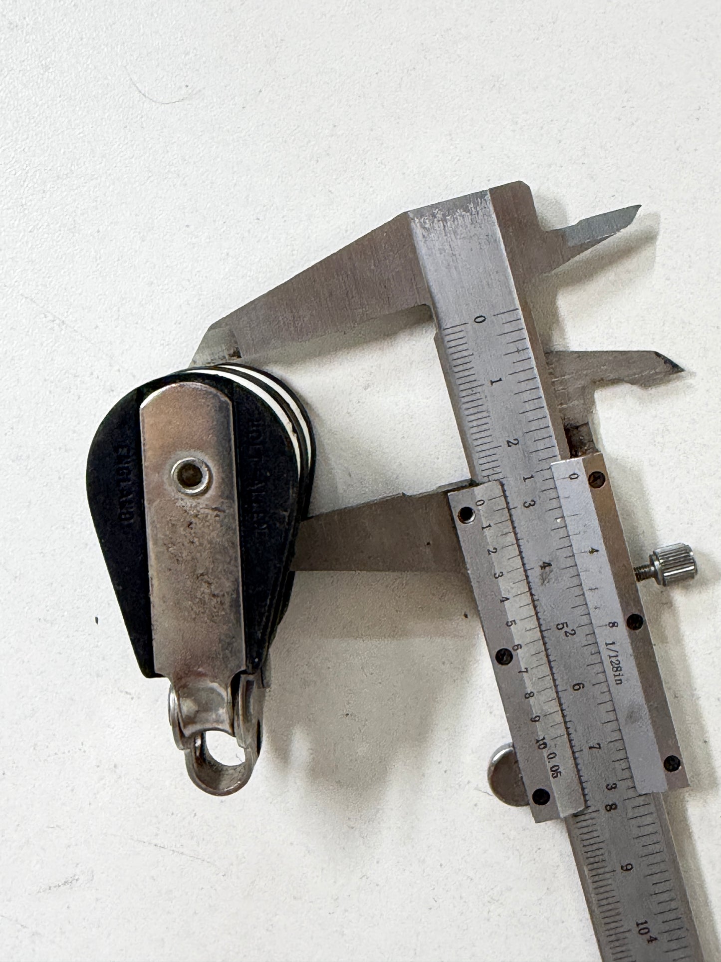 2 schijfs blok  27 mm tot 7 mm lijn