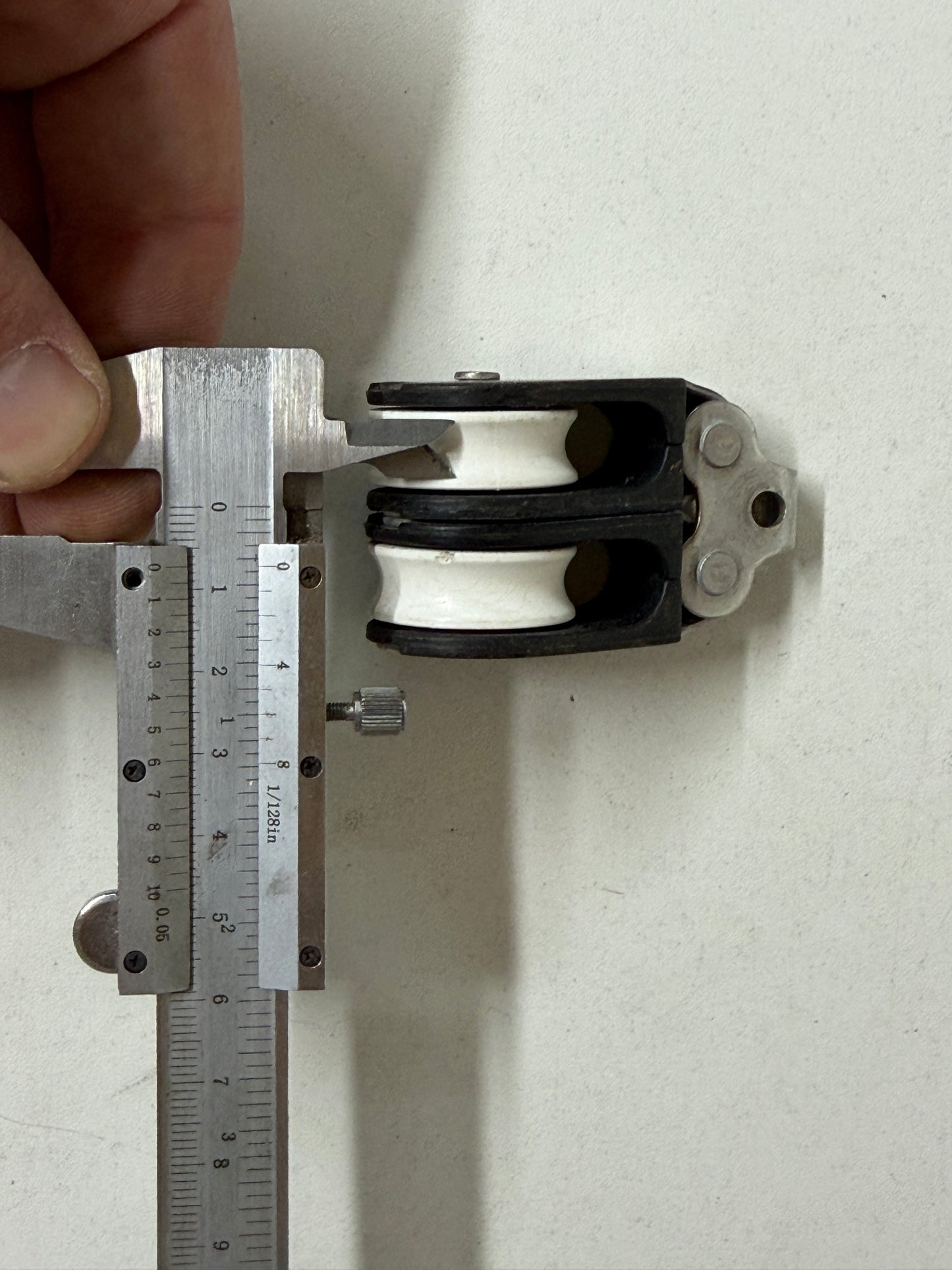 2 schijfs blok  27 mm tot 7 mm lijn