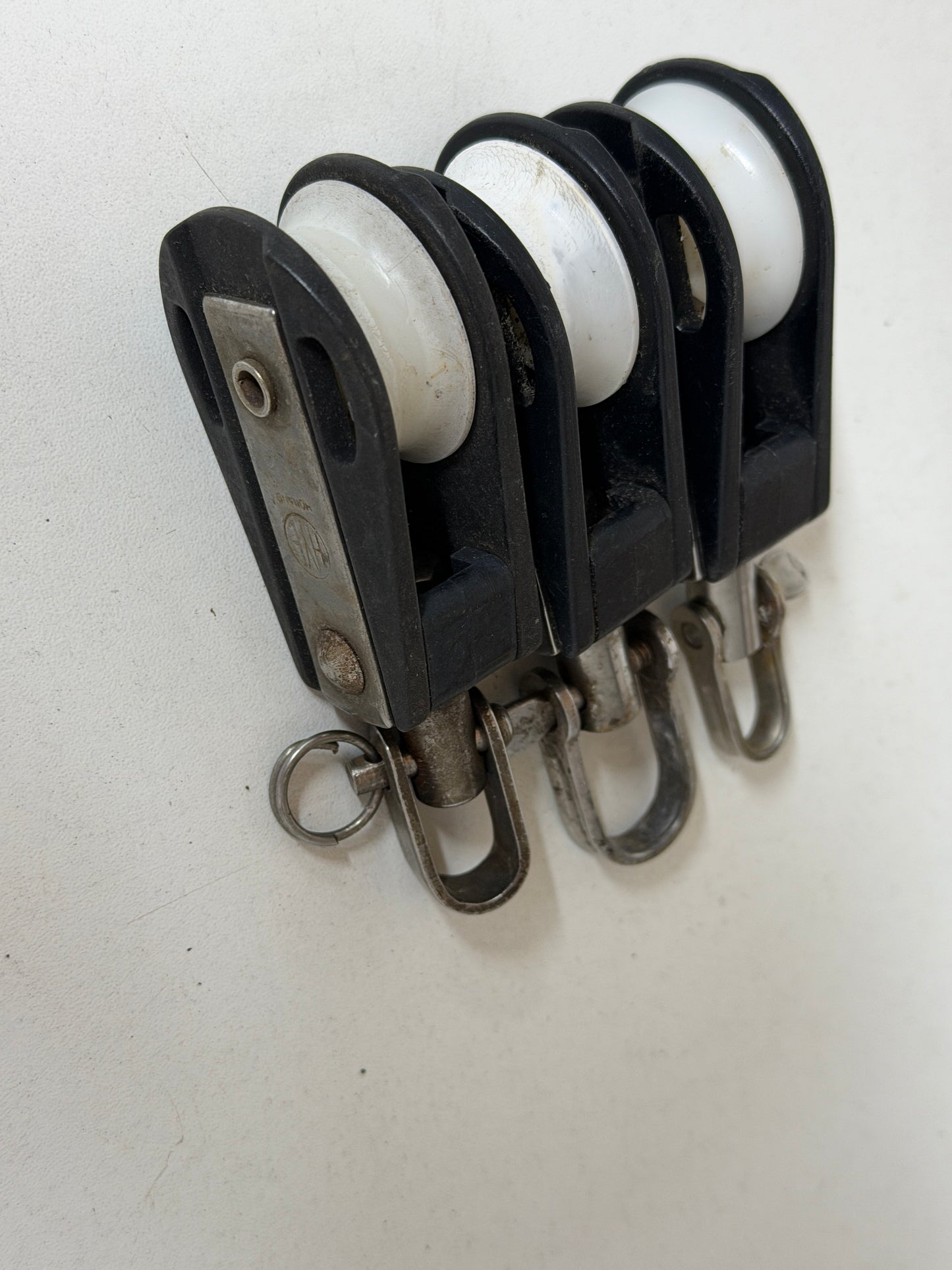 HYE 1 schijfs blok 35 mm tot 10 mm lijn met wartel