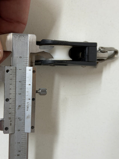 HYE 1 schijfs blok 35 mm tot 10 mm lijn met wartel
