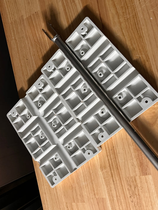 Buitenboordmotor steun