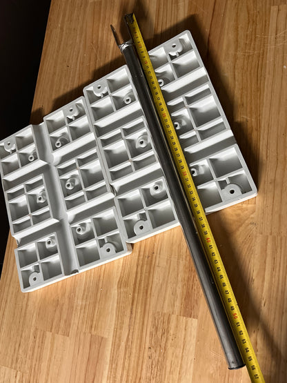 Buitenboordmotor steun