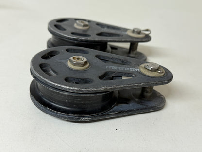 Frederiksen 1 schijfs blok gelagerd 75 mm tot 15 mm lijn