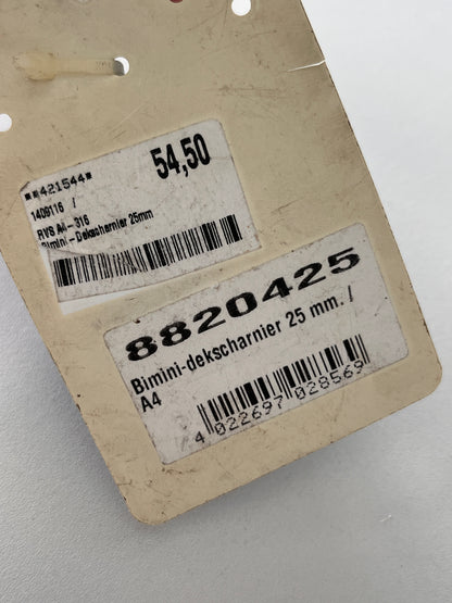 Marinetech Bimini-Dekscharnier 25mm