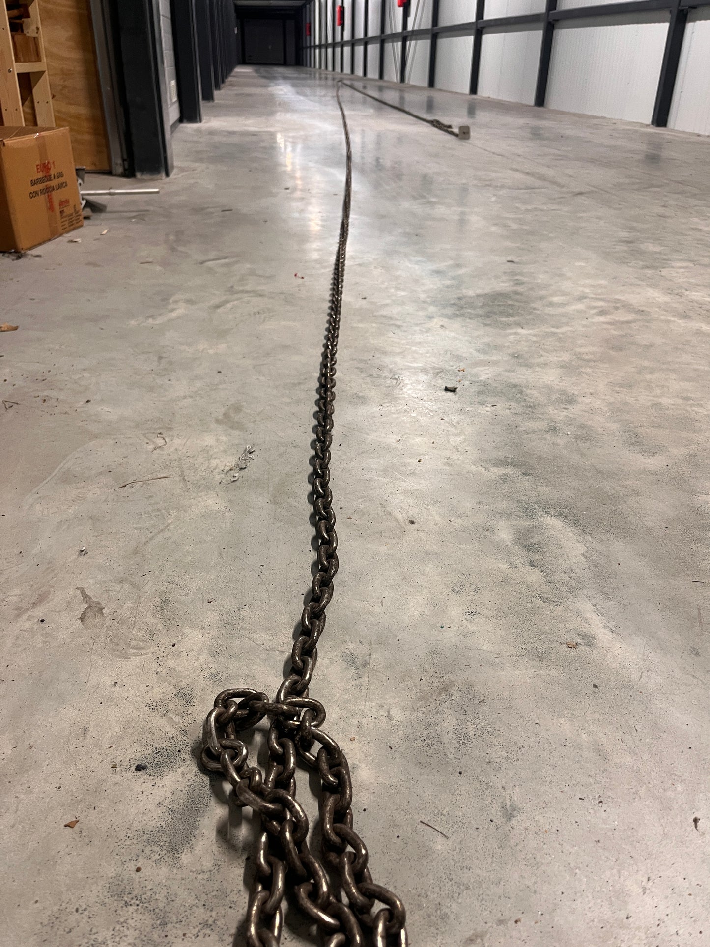 32 meter 8 mm ankerketting waarvan 19 meter rvs