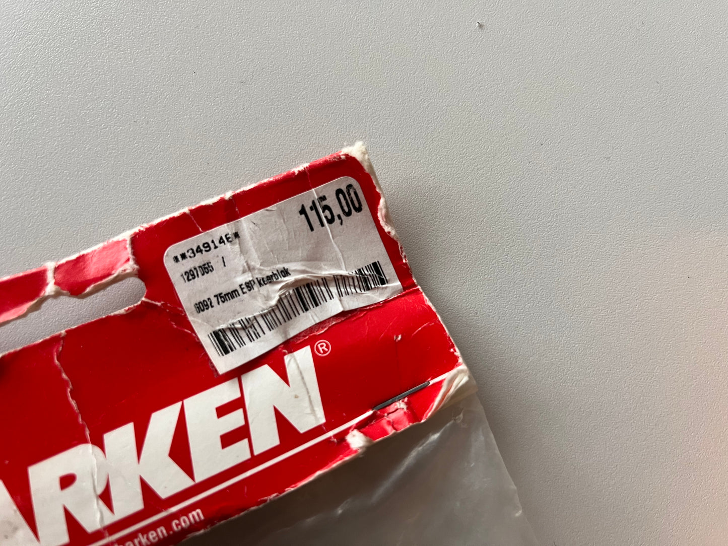 Nieuw Harken ESP 75 mm voetblok/keerblok 6092