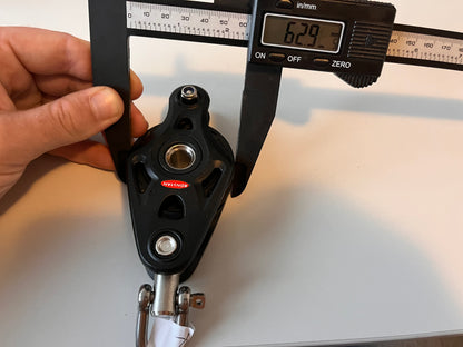 Nieuw Ronstan 60mm enkel Coreblock blok met hondsvot / RF64110