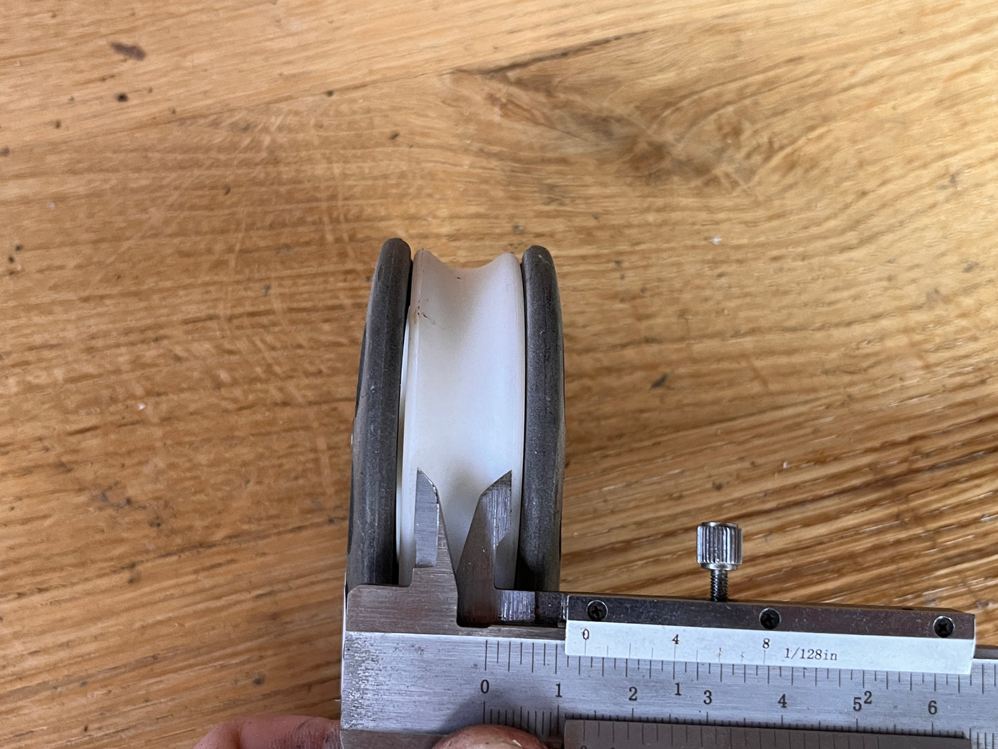 Barton 1 schijfs blok 63 mm gelagerd met draaiwartel
