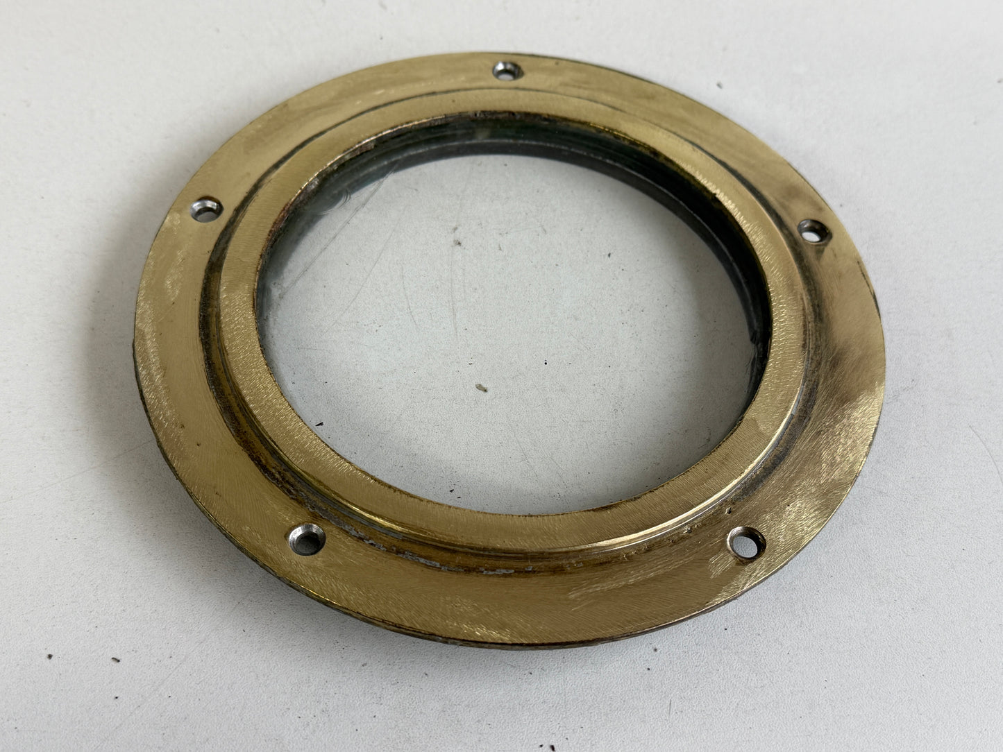 Bronzen patrijspoort / lichtrand 18 cm