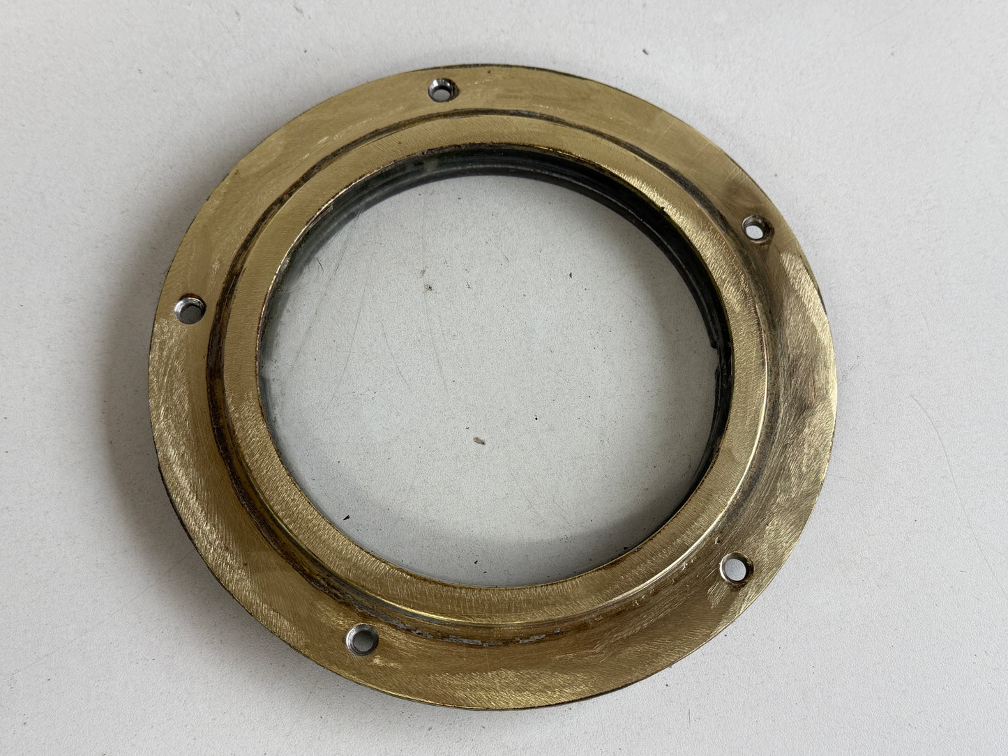 Bronzen patrijspoort / lichtrand 18 cm