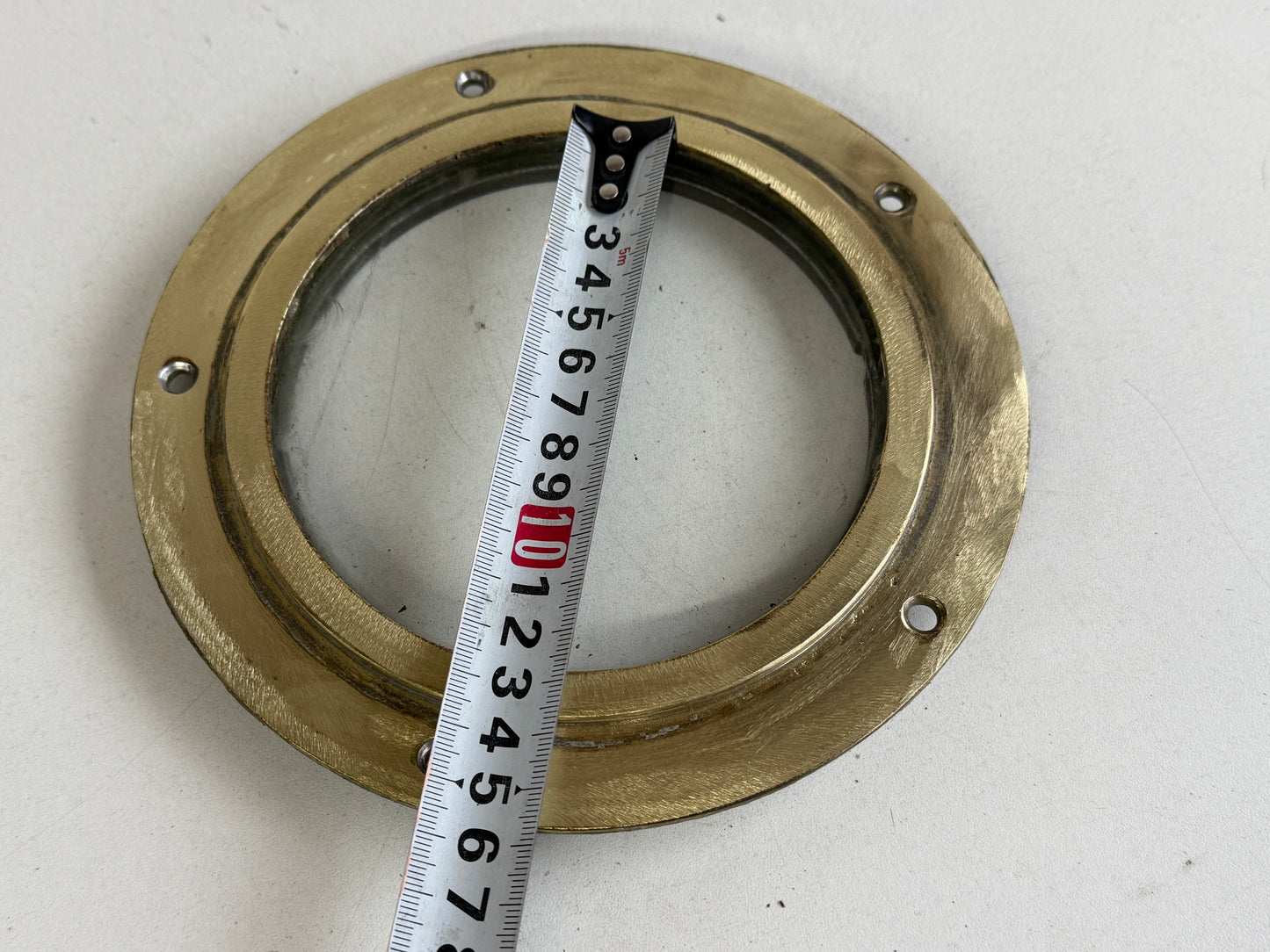 Bronzen patrijspoort / lichtrand 18 cm