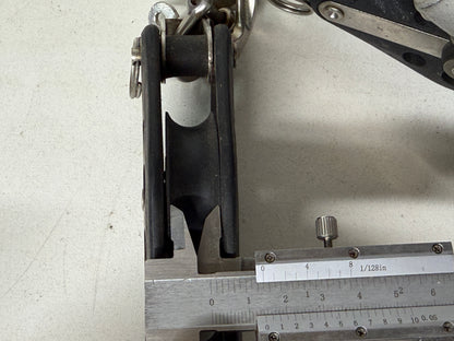 Barton vioolblok / grootschoot blokken 57 mm tot 14 mm lijn