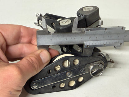 Barton vioolblok / grootschoot blokken 46 mm tot 9 mm lijn