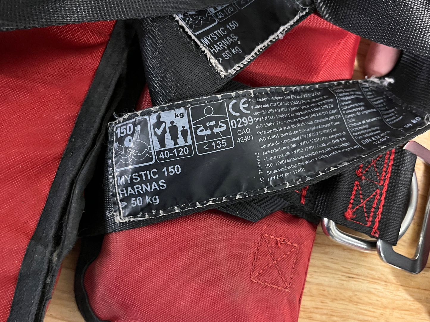 Mystic 150 harnas reddingsvest