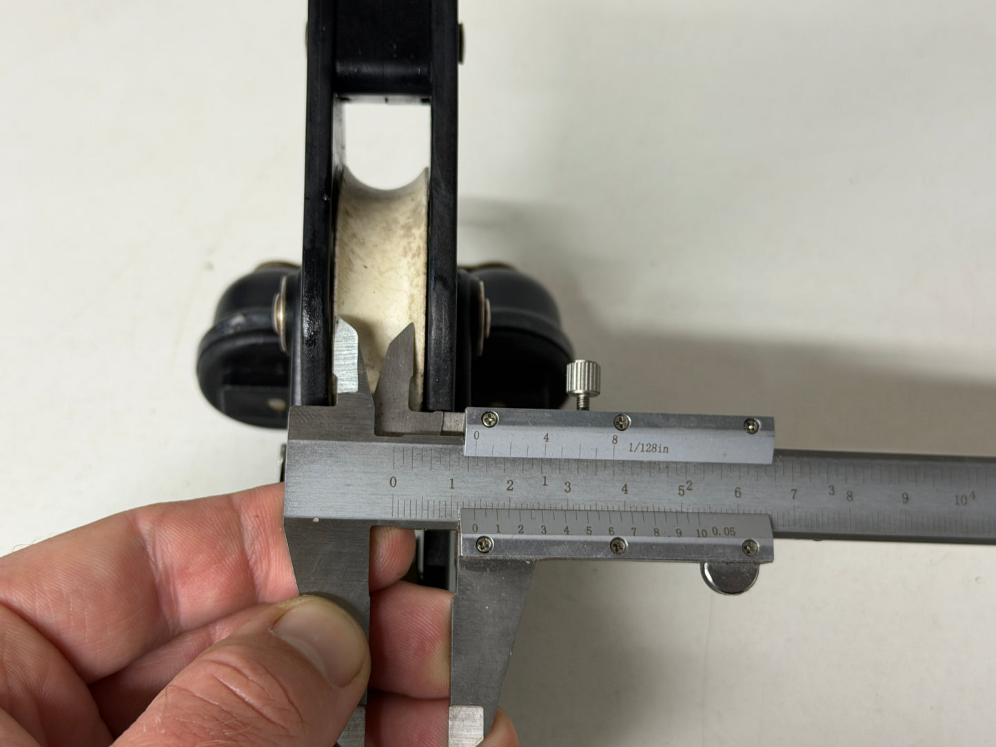 Barton vioolblok + klem 60 mm tot 14 mm lijn