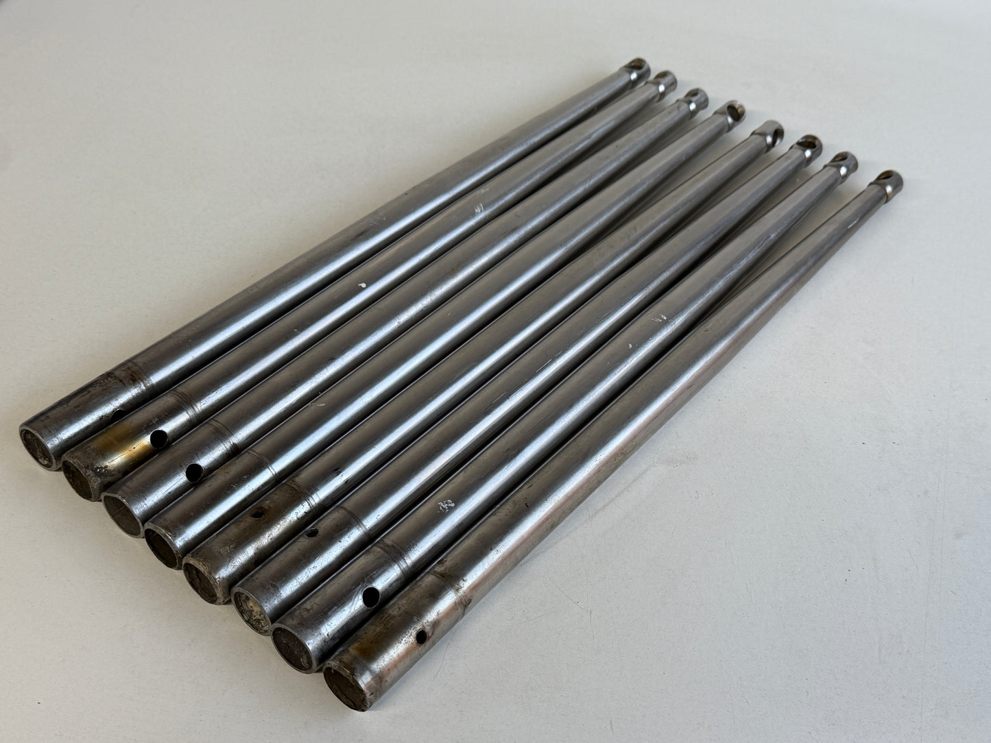 8 x RVS scepter 45 cm