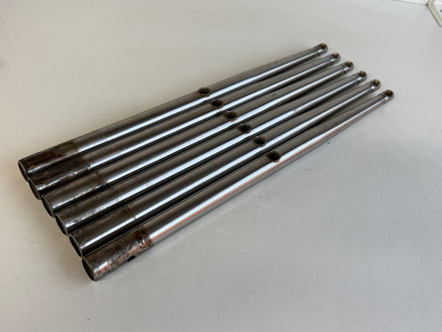 6 x RVS scepter 46 cm