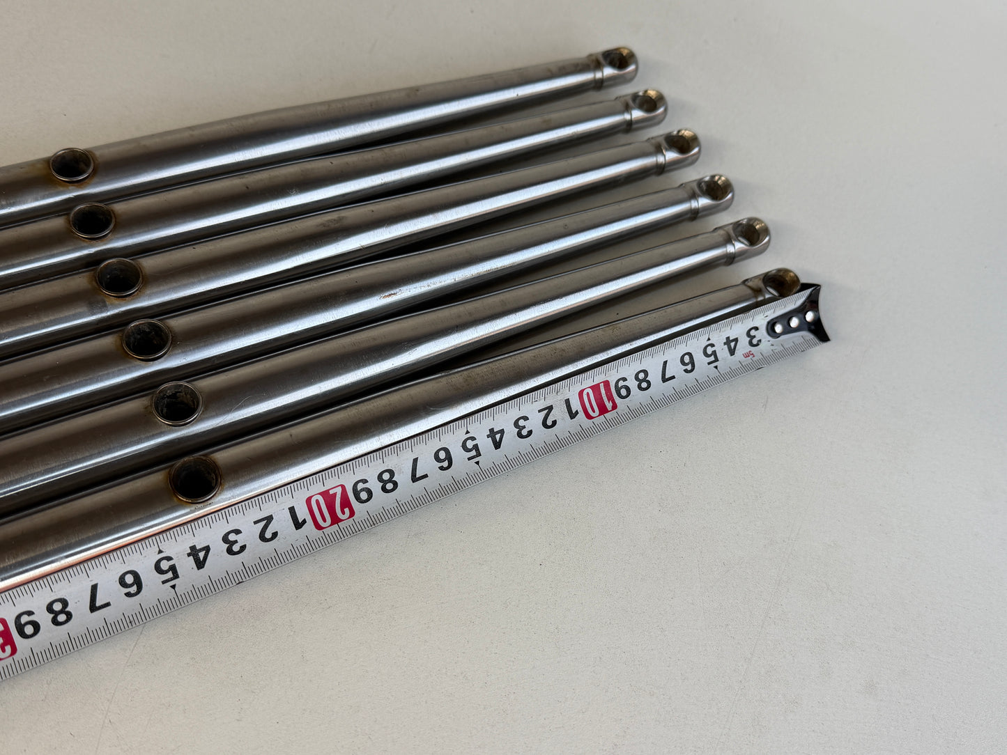 6 x RVS scepter 46 cm