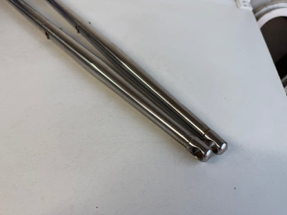 2 x RVS scepter 70 cm met scepterpot