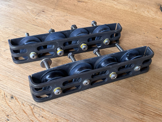Antal gelagerde valgeleider / deck organiser 50 mm