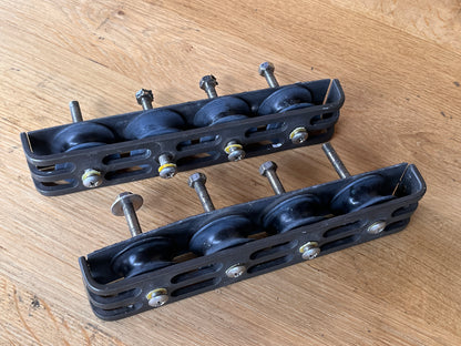 Antal gelagerde valgeleider / deck organiser 50 mm